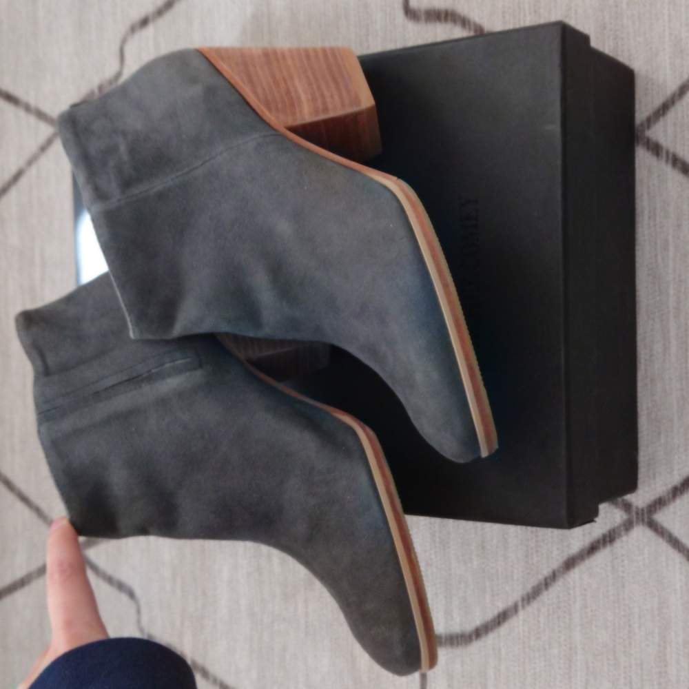 NIB Rachel Comey Mars booties grey suede sz 7